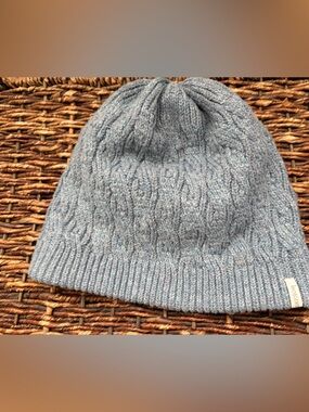 IsotonerLight Blue Cable Knit Beanie